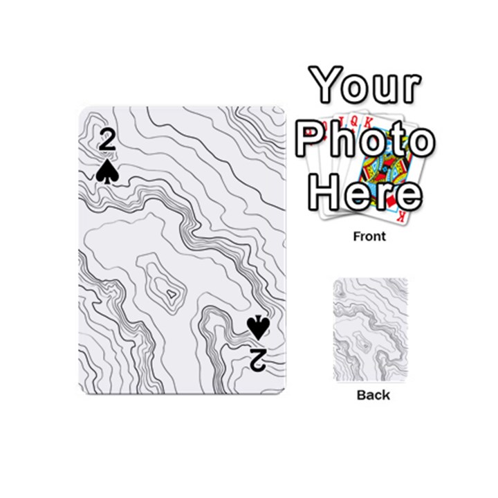 Topography map Playing Cards 54 Designs (Mini)