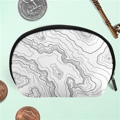 Topography Map Accessory Pouch (large) by goljakoff