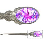 Hot Pink Fuchsia Flower Fantasy  Letter Opener Front