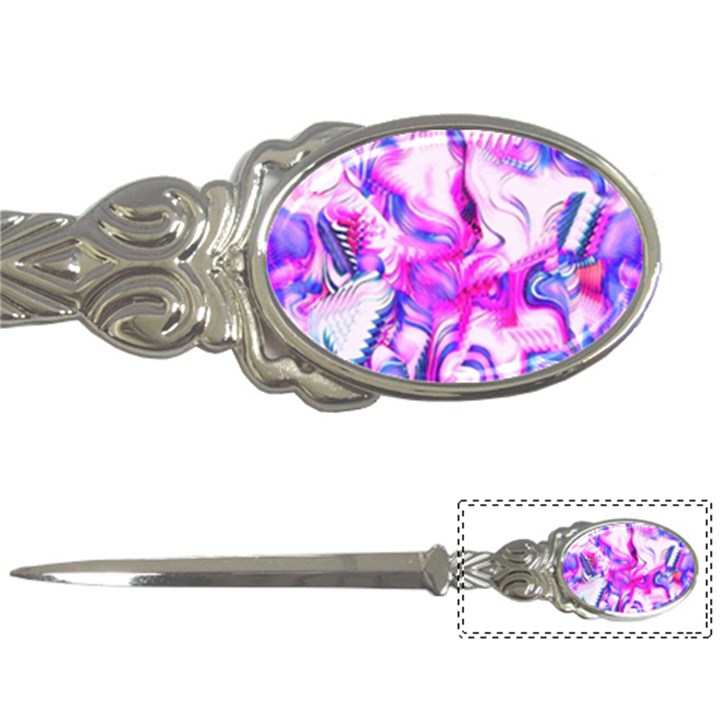 Hot Pink Fuchsia Flower Fantasy  Letter Opener