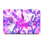 Hot Pink Fuchsia Flower Fantasy  Small Doormat  24 x16  Door Mat