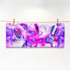 Hot Pink Fuchsia Flower Fantasy  Hand Towel by CrypticFragmentsDesign