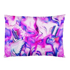 Hot Pink Fuchsia Flower Fantasy  Pillow Case by CrypticFragmentsDesign