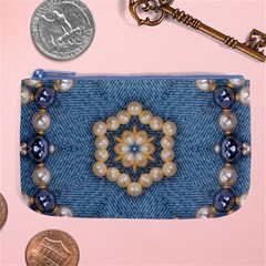 Denimpearls Large Coin Purse by LW323