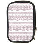 Purple-lace Compact Camera Leather Case Front