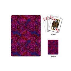 Unusual Circles  Abstraction Playing Cards Single Design (mini) by SychEva