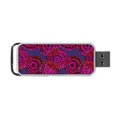 Unusual Circles  Abstraction Portable Usb Flash (one Side) by SychEva