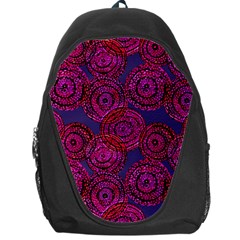 Unusual Circles  Abstraction Backpack Bag by SychEva