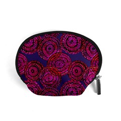 Unusual Circles  Abstraction Accessory Pouch (small) by SychEva