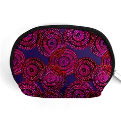 Unusual Circles  Abstraction Accessory Pouch (medium) by SychEva