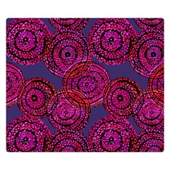 Unusual Circles  Abstraction Double Sided Flano Blanket (small)  by SychEva