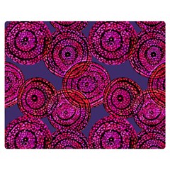 Unusual Circles  Abstraction Double Sided Flano Blanket (medium)  by SychEva