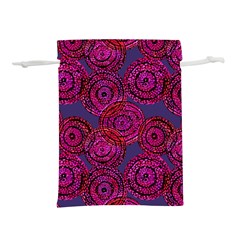 Unusual Circles  Abstraction Lightweight Drawstring Pouch (m) by SychEva