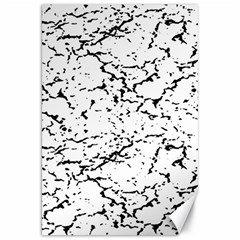 Black And White Grunge Abstract Print Canvas 20  x 30 