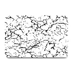 Black And White Grunge Abstract Print Plate Mats