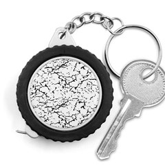 Black And White Grunge Abstract Print Measuring Tape