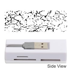 Black And White Grunge Abstract Print Memory Card Reader (stick) by dflcprintsclothing