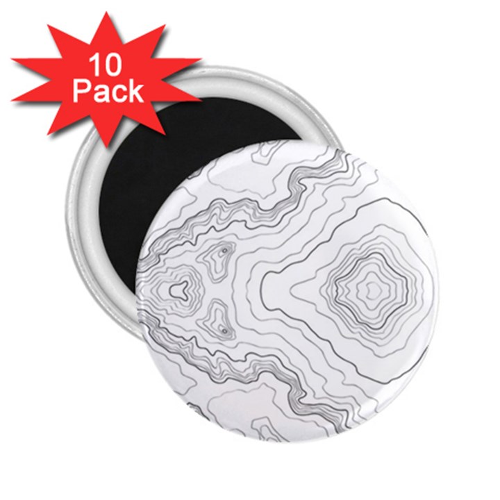 Topography map 2.25  Magnets (10 pack) 