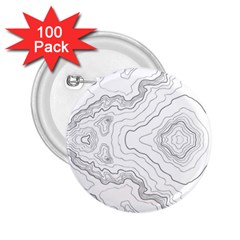 Topography Map 2 25  Buttons (100 Pack)  by goljakoff