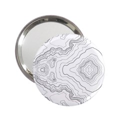 Topography Map 2 25  Handbag Mirrors by goljakoff