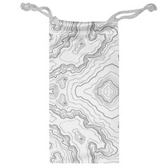 Topography Map Jewelry Bag by goljakoff