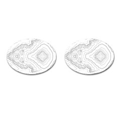 Topography Map Cufflinks (oval) by goljakoff