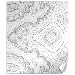 Topography Map Canvas 20  X 24  by goljakoff