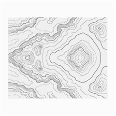 Topography Map Small Glasses Cloth (2 Sides) by goljakoff