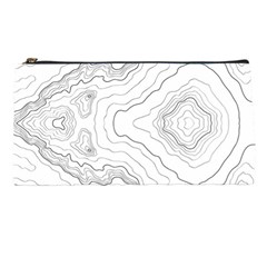 Topography Map Pencil Case by goljakoff