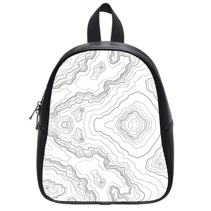 Topography map School Bag (Small)