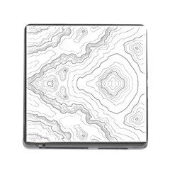 Topography Map Memory Card Reader (square 5 Slot) by goljakoff