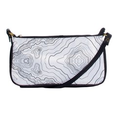 Topography Map Shoulder Clutch Bag by goljakoff