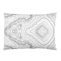 Topography Map Pillow Case (two Sides) by goljakoff