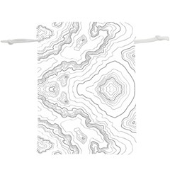 Topography Map  Lightweight Drawstring Pouch (xl) by goljakoff