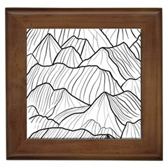 Mountains Framed Tile by goljakoff