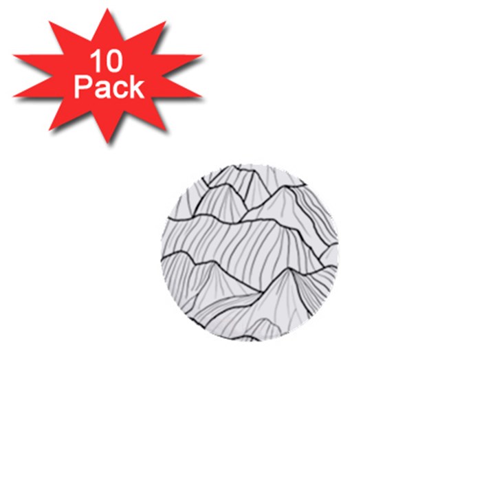 Mountains 1  Mini Buttons (10 pack) 