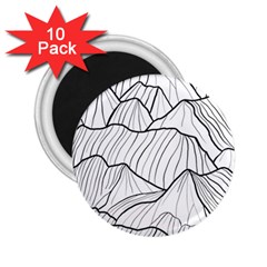 Mountains 2 25  Magnets (10 Pack)  by goljakoff