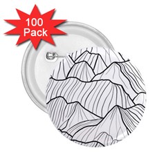 Mountains 2 25  Buttons (100 Pack)  by goljakoff