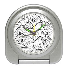 Mountains Travel Alarm Clock