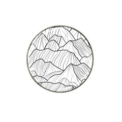 Mountains Hat Clip Ball Marker (4 Pack) by goljakoff