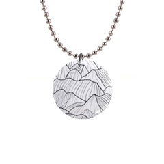 Mountains 1  Button Necklace by goljakoff