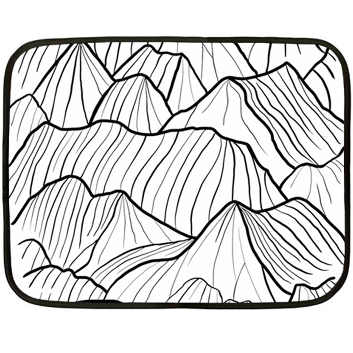 Mountains Fleece Blanket (Mini)