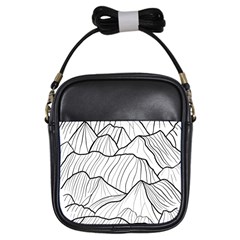 Mountains Girls Sling Bag by goljakoff