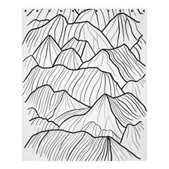 Mountains Shower Curtain 60  X 72  (medium)  by goljakoff