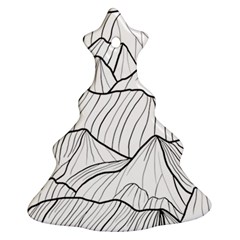 Mountains Christmas Tree Ornament (two Sides) by goljakoff