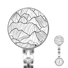 Mountains Stainless Steel Nurses Watch by goljakoff