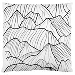 Mountains Large Flano Cushion Case (One Side) Front