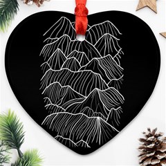 Black Mountain Ornament (heart) by goljakoff