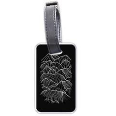 Black Mountain Luggage Tag (one Side) by goljakoff