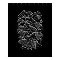 Black Mountain Shower Curtain 60  X 72  (medium)  by goljakoff